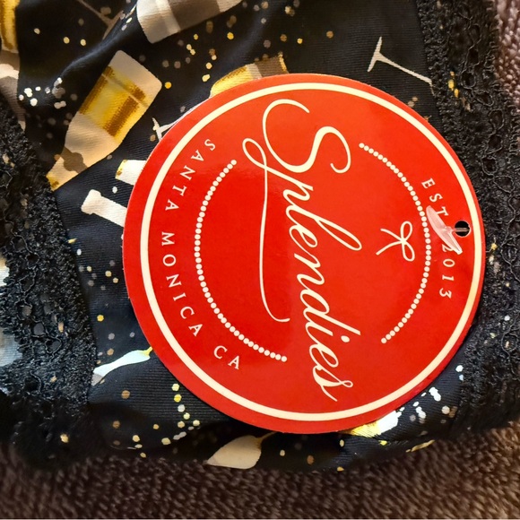 Splendid Black and Floral Women's Panties Set - Picture 6 of 7